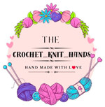 Crochet knit hands