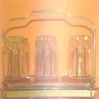 SS Table Mounted Glass Holder