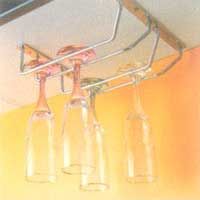 SS Two Rail Glass Holder