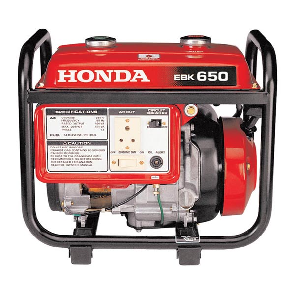 Honda generator ebk 650 price in india