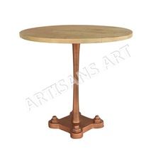 Wood Round Restaurant table