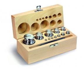 Wooden Calibration Weights Box