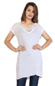 White Short Sleeve Formal Wear