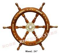 Wooden Ship Wheel