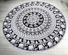 Mandala Tapestry Round