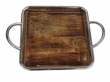 Square Wooden Tray