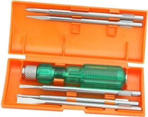 SCREW DRIVER WITH TESTER SET - 812, MAKE- TAPARIA.