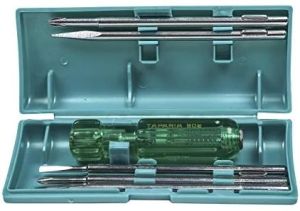 screwdriver set with tester model-802 make taparia