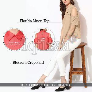 Florida Linen Top