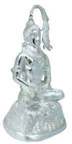 White Metal Shiv Ji Statue