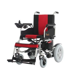 Folding Motorized Wheelchair with EMB
