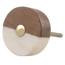 Wooden Flat Cabinet Knobs