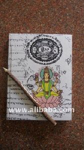 Handmade paper Diary with neem Pen