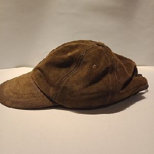 Suede Leather Cap