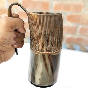 Drinking Horn Mug / Tankard