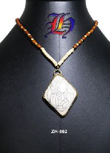Brass Pendant Necklace