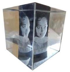 5x5x5 Cm 3D Laser Crystal Cube