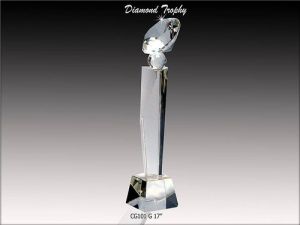 Designer Crystal Trophy