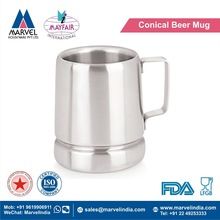 Stainless Steel Conical Beer Mug