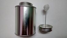 Metal tin can screw top