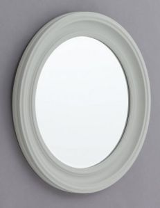 MATT WHITE DECORATIVE MIRROR