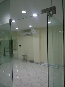 toughened glass partition