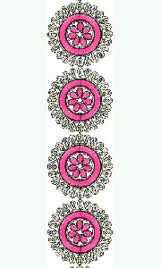 Cording Lace Border Embroidery Design