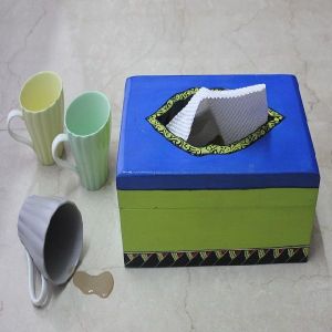 Wooden Tissue Box