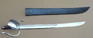 Dutch Cutlass Shell Guard Sword