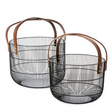 Storage Wire Basket with handle