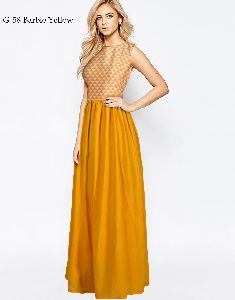 Yellow Designer Gown