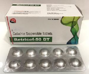 Cefixime 50mg Dispersible Tablet