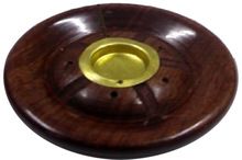 Wooden Incense Cone Burner