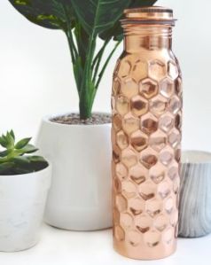 COPPER DIAMOND DESIGN JOINT LESS LEAKPROOF BOTTLE