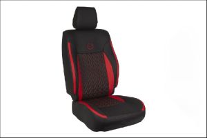 U-Hexa Red Black Car Seat Covers