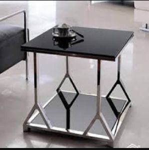 Steel Corner Table