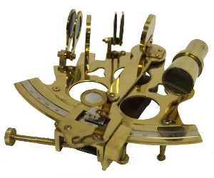 MARINE BRASS ASTROLABE SEXTANT