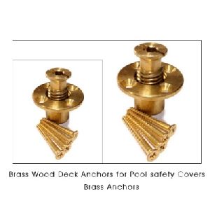 Brass Wood Deck Anchors