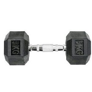 Rubber Hex Dumbbell