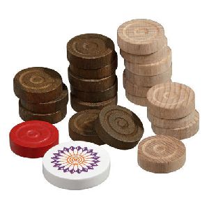 Wooden Carrom Coins