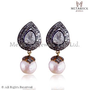 Pearl Gemstone Pearl Earrings