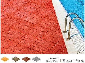 Floor Tile - Elegant Polka