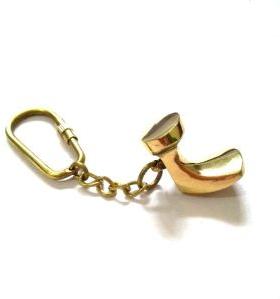 Nautical Brass Shoe Keychain