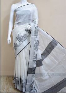 Zakart Linen Saree