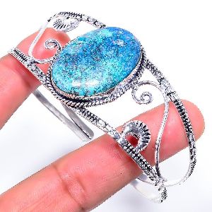 Blue Topaz Gemstone Bracelet
