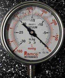 Vacuum Gauge Without Regulator Control