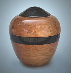 Remembrance wooden urn