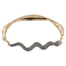 Snake bracelets stud with diamonds 925 sterling silver bracelet