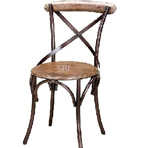 Unique High Quality Wooden Iron Chair