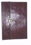 Leather Embossed Brown Diary